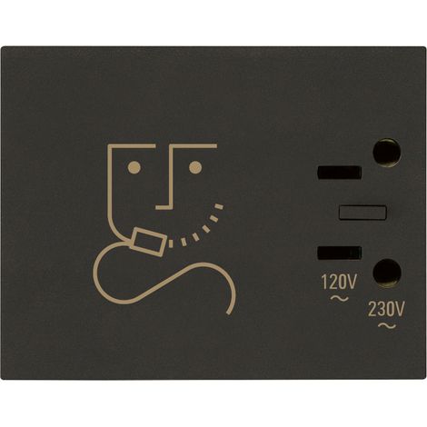VIMAR - 30290.G Razor Steckdose 230V schwarz