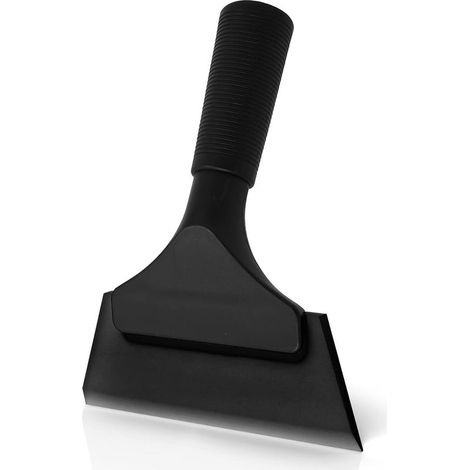 Limpiacristales multifuncional de silicona para baño, ducha, espejo, puerta, ventana, cristal, puerta de ducha, parabrisas de coche, rascador de ventanas, negro (1/5)