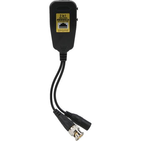 4pcs HD Video Transmetteur Anti Thunder Power Balun RJ45 2IN1HDCVI / TVI / AHD / CVBS 2 8MP (1/5)