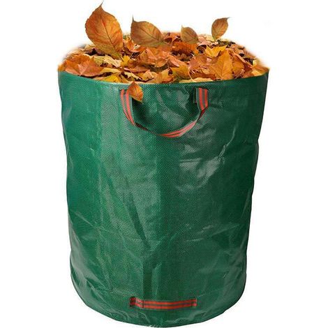Sac à Feuilles caduques de Jardin de 72 gallons, Pelle à poussière de Jardin pour la Collecte des Feuilles, Sac à ordures de Jardin avec Sac à déchets BLOW (1/5)