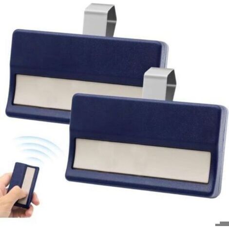 2 pièces Télécommande radio pour porte de garage,Télécommande pour porte de garage,Télécommande radio 433 MHz pour 4330E,4332E,433