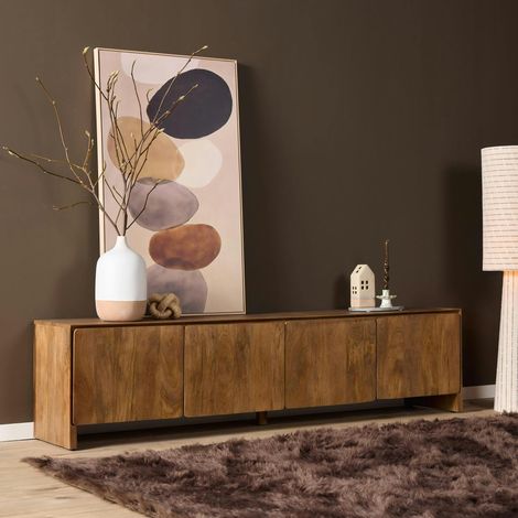 Meuble TV en bois 4 portes CALDERA