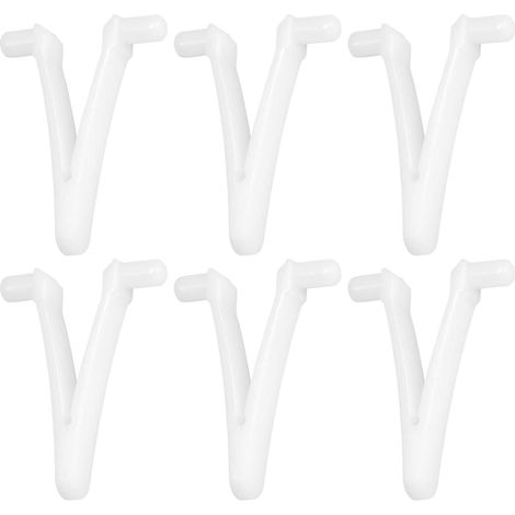 Ahlsen Pool-Butterfly-Clip, 6-teiliger V-Clip-Pool-Befestigungsclip, V-Clip-Ersatz für Pool-Skimmer für Pool-Spa-Bürste (1/5)