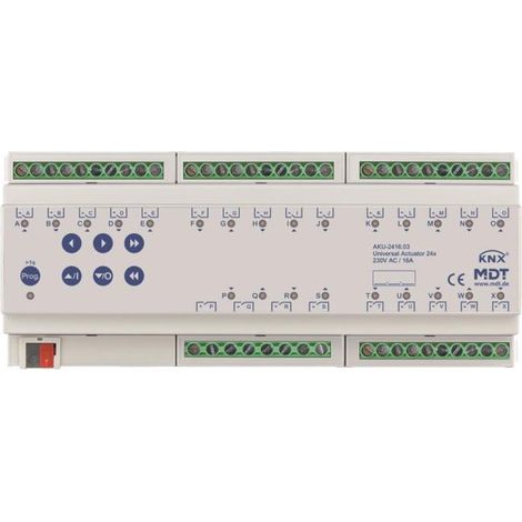 Attuatore universale mdt 16A 230V AC 24 canali