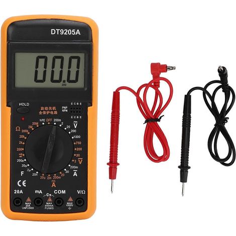 DT9205A Digitales Universalmultimeter mit Überlastschutz und hoher Genauigkeit für elektrische Messungen