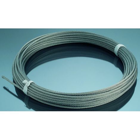 Câble inox 304 pour garde corps et main courante longueur 25 mètres diamètre 5 mm - CROSO
