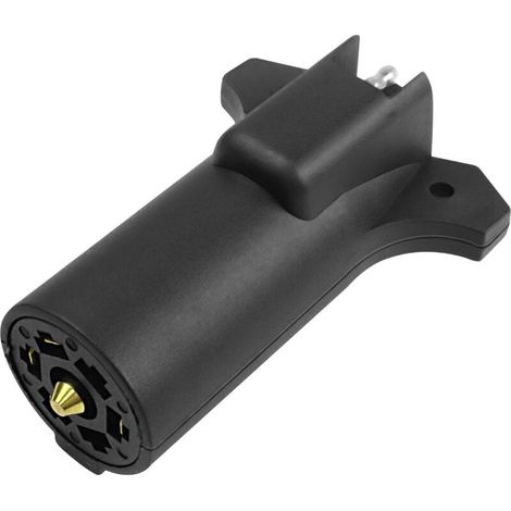 pc 12V RV 7 Pin Round to 5 Pin Flat Trailer Wiring Adapter 7 Way Blade to 5 Way Trailer Light Connector Plug for Trailer RV Marine and Lamp