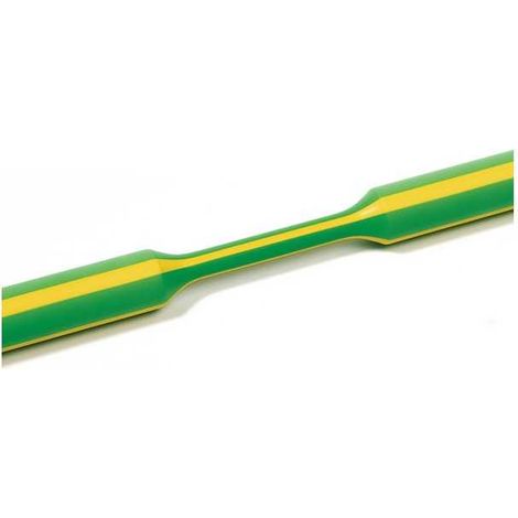 Guaina Termorestringente senza Colla diametro 9,5mm 2:1 Giallo/Verde