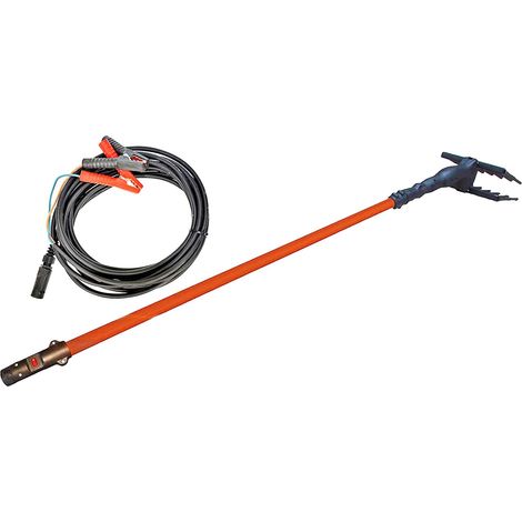 Abbacchiatore elettrico a batteria 12 volt con asta telescopica 190/280 cm (1/4)
