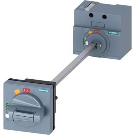 Mando giratorio de puerta con pomo gris para 3VA10/11 3VA9157-0FK21