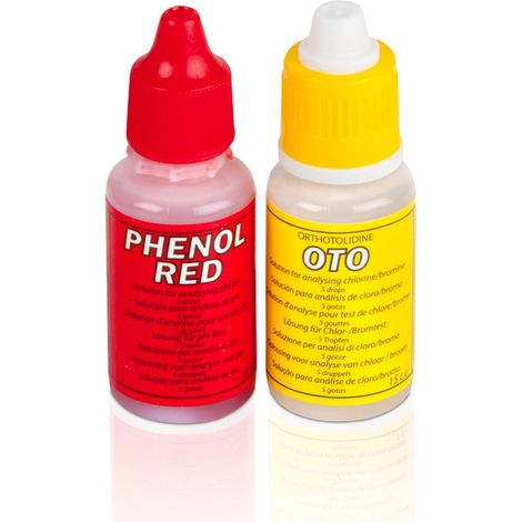Kit di ricambio per analizzatore di cloro e bromo – Sostituzione Oto/Phenol – Analisi rapida valori acqua piscina – Gamma Eco Range