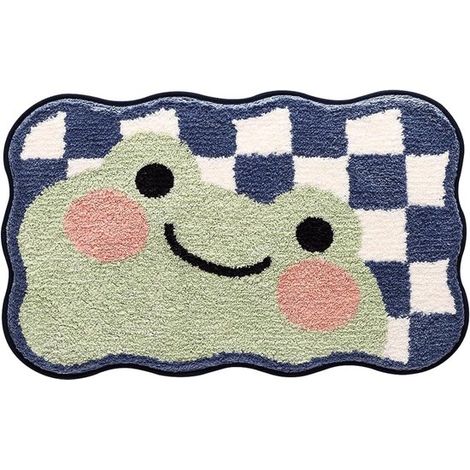 Alfombrilla de baño de microfibra, antideslizante, absorbente y lavable a máquina - ideal para el baño, la ducha y el dormitorio - diseño atractivo - 40 x 60 cm