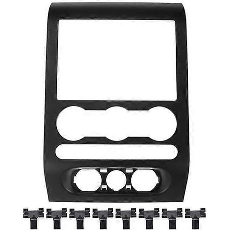 Cache de façade d'autoradio central de tableau de bord 4L3Z-1504302-AAA pour Ford F150 2004-2008 (1/5)