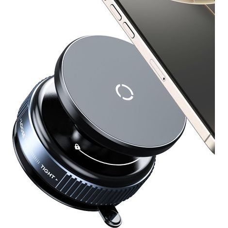 Supporto per telefono magnetico con ventosa a 360 gradi, supporto per telefono con ventosa magnetica hands-free, supporto per telefono per cruscotto dell'auto (1/3)