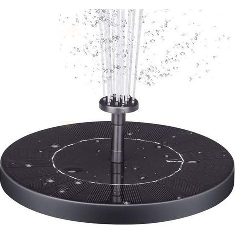 Fontaine solaire, fontaine à énergie solaire, fontaine/pompe à eau/pompe à eau noire (1/5)