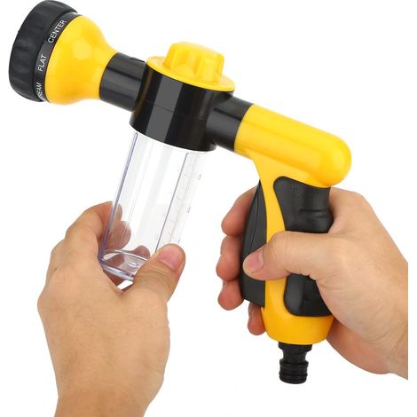 ZHIJIA PREMIUM Canon à mousse haute pression multifonction pour lavage auto et jardin (Jaune) (1/5)