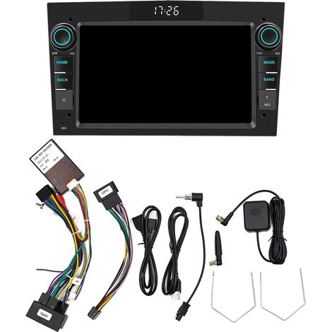 Carplay Autoradio Bluetooth 5.1, 7-Zoll-Auto-Carplay-Bildschirm mit LED-Anzeige, GPS, FM-Navigation, Sprachsteuerung, Carplay-Bildschirm (schwarz)