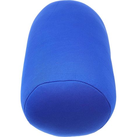 Oreiller Cervical Pratique Cylindrique Bleu pour Bureau et Déplacement (1/5)
