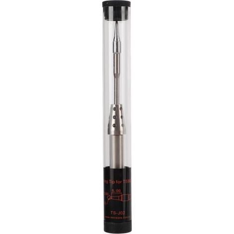 Pointe de fer à souder remplaçable, résistante aux hautes températures 300 ℃ à 360 ℃, compatible avec le modèle TS80, longueur 106 mm (référence TSJ02) (1/5)
