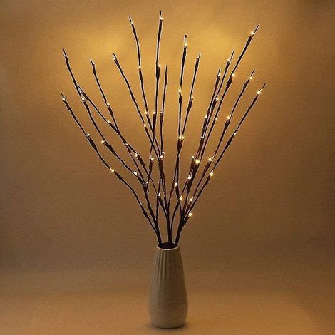 Lot de 2 guirlandes lumineuses, 40 LED, pour fêtes, mariages, fenêtres, arbres et décorations saisonnières.-AquaForge