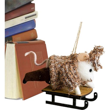 Ornements d'animaux pour Arbre De Noël Ornements Mignons Artisanaux pour Pendentif Décoratif Doux et Créatif pour Fêtes Bureau Jardin Ferme (1/5)