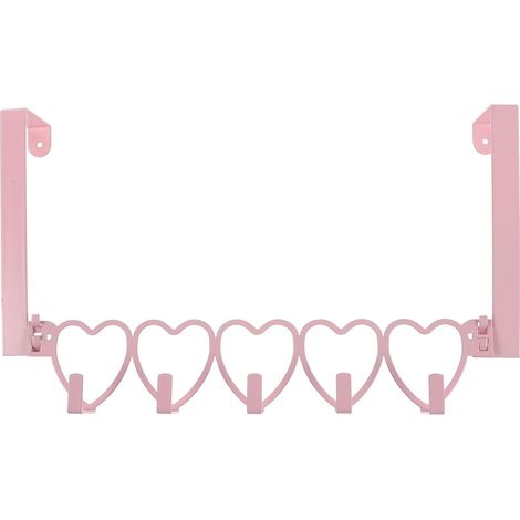 Handtuchhalter mit 5 herzförmigen Haken robuster abnehmbarer (1/5)