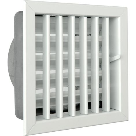 La Ventilazione GCSIB1818140 Griglia Incasso per Camini, Alluminio Bianco, 180x180 mm (1/5)