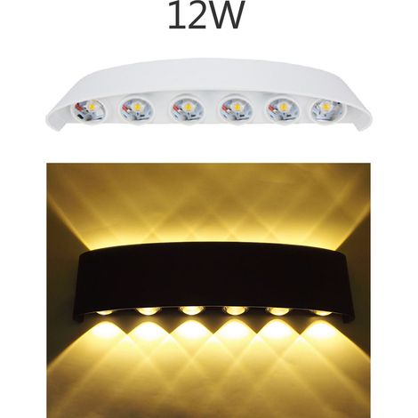 AC85-265V Applique murale LED moderne haut bas pour éclairage intérieur chambre balcon couloir hall escalier (1/2)