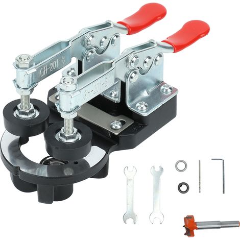 Guide de Perçage Précis pour Charnières de Meuble, Positionnement Rapide et Antirouille (1/5)