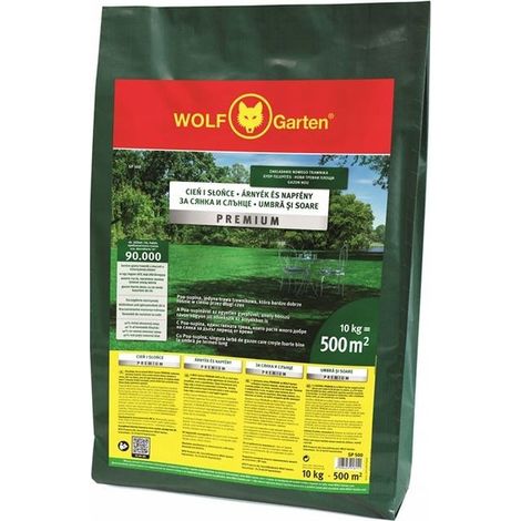 Prato Wolf Garten Premium, zona ombra e sole, 500 m²