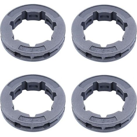 3/8" 7T Pignon de Jante 22mm pour Husqvarna 362 365 371 372 STIHL 046 064 066 MS361 MS362 MS440 MS441 MS460 MS660 Tronçonneuse（4 pièces）