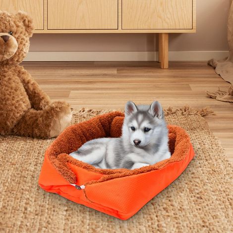 Haustierkorb, Katzenbett, Katzendecke, warmer Winterkatzenkorb, Kätzchenbett