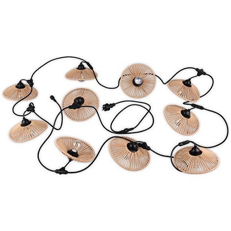 Lampes à guirlande Chain noir avec brun 600 cm - R74771532 (1/3)
