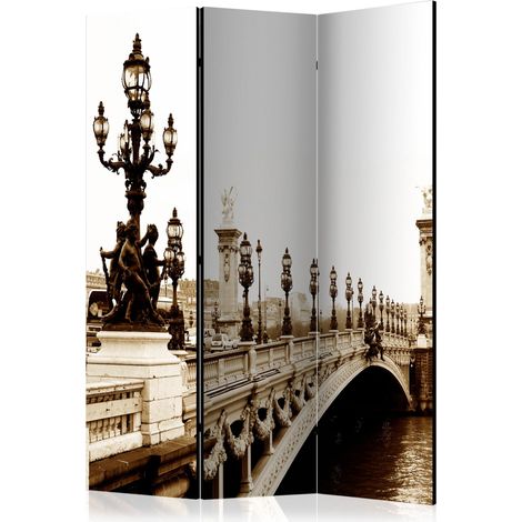Paravento - Alexander III Bridge, Paris [Room Dividers] - 135x172 (1/4)