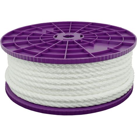 Cuerda polipropileno Ø6mm blanco - VISO - vendido por ML - CBL069NB (1/2)