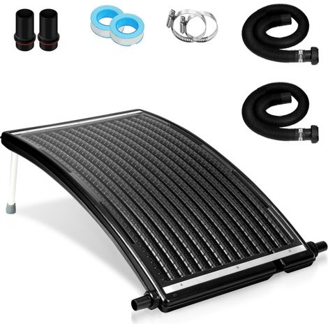 TolleTour Solar Poolheizung – Gebogene Solar-Heizung für Pool, 15 L, Ø38 mm, Poolzubehör,1X Set (1/5)