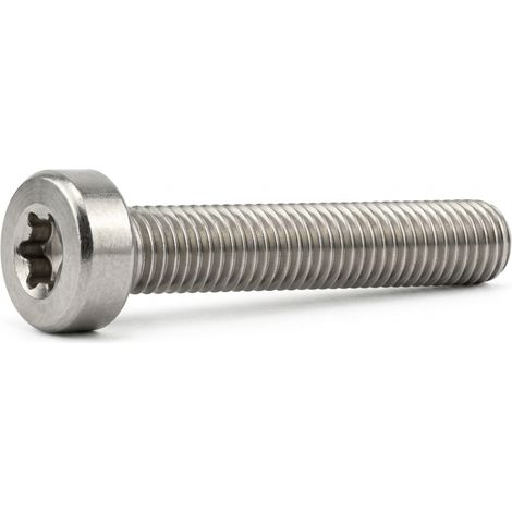 100 Vis à Métaux Tête Cylindrique Six Lobes 8 x 50 mm - ISO 14583 - DIN 7985 - Inox A2 - D-Work (1/5)