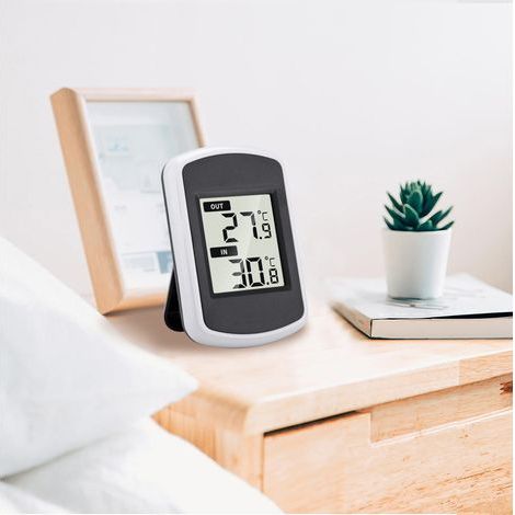LCD Thermomètre Digital sans Fil Intérieur et Extérieur pièces détachées pour réfrigérateur (1/5)