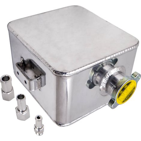 2,5Liter Aluminium Kühlmittel Überlauf Ausgleichsbehälter Wassertank Universal (1/5)