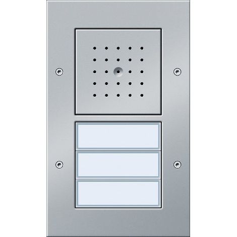 GIRA 126767 INTERPHONE VIDÉO 3 BOUTONS MONTAGE APPARENT ANTHRACITE