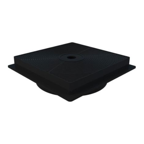 Couvercle de skimmer rond pour piscine – Socle carré – Coloris gris anthracite – Compatible avec AstralPool
