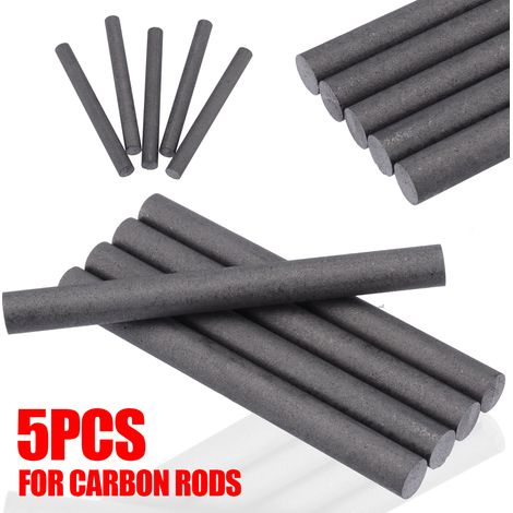 Tige Cylindre en Carbone Graphite Pur 99,9% - Électrode Noire Diamètre 10mm Longueur 100mm Lot de 5 Pièces pour Usinage Précision (1/5)