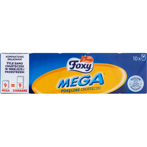FOXY Mega Wipes - 90 pezzi in una confezione compatta, ideali per pelli sensibili (1/2)