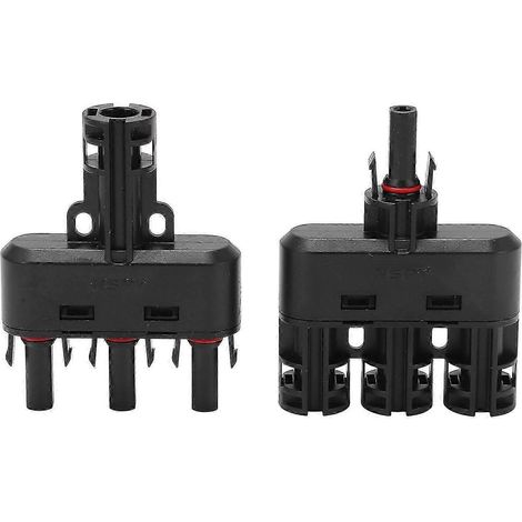 Adaptateur/répartiteur parallèle étanche IP68, compatible avec les connecteurs solaires en T (1 à 3) pour applications extérieures intelligentes. WHBYV (1/4)