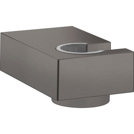 Hansgrohe Supports - Support mural de douchette Porter E, noir chromé brossé 28387340