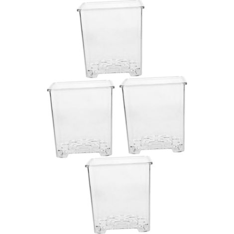 Stück transparente Acryl Pflanzgefäße quadratisch für