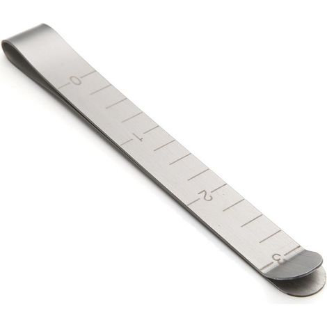 Sewing Set of 4 Stainless Steel Hem Clips 3 Inch Measuring Quilting Ruler for Wonder Clips, Pinning and Marking Accessories (1/5)