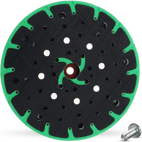 Plateau de ponçage 150 mm – Plaque d'aspiration compatible Festool Rotex RO, ETS 150, ETS EC 150, LEX – Pour ponçage de surfaces planes et incurvées – Wancle