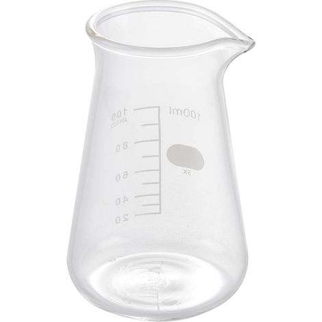 Pichet à lait en verre résistant à la chaleur, 100 ml, avec mousseur intégré, idéal pour expresso et latte art. (1/5)