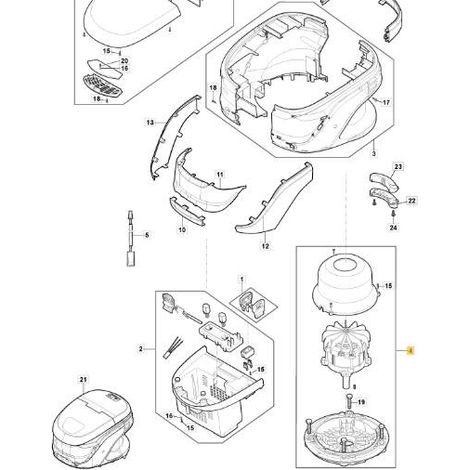 KIT MOTORE PH 60V ORIGINALE STIGA - 118810835/0